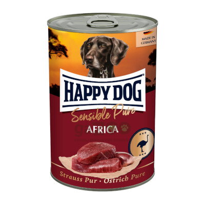 HAPPY DOG Strauβ Pur Africa 400g