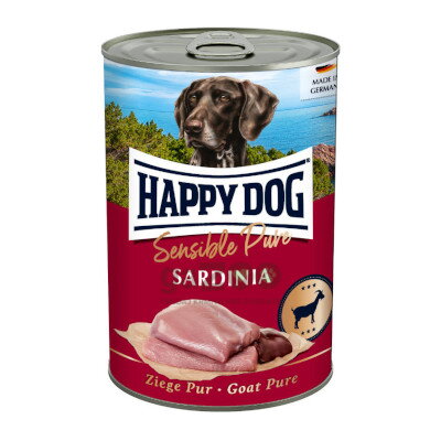 HAPPY DOG Ziege Pur Sardinia 400g