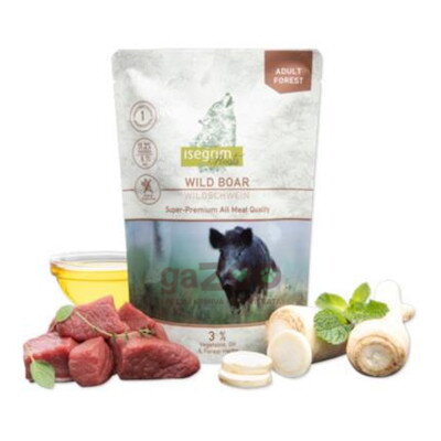 ISEGRIM Roots Monoprotein Wild Boar pouch 410g
