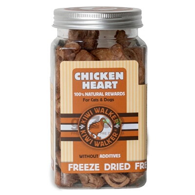 Kiwi Walker mrazom sušené kuracie srdcia 60 g