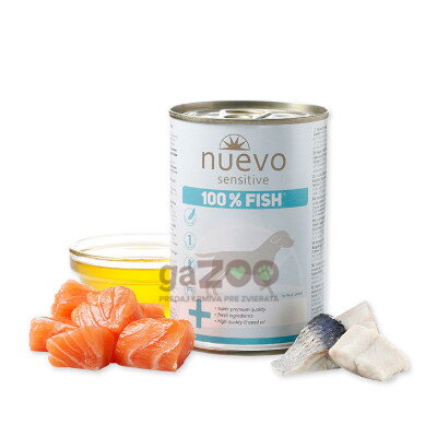 NUEVO dog Sensitive Fish 375g