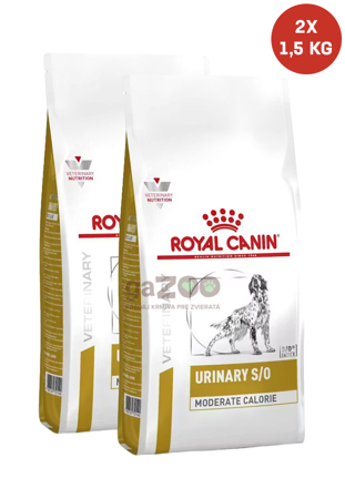 Royal Canin VHN Dog Urinary S/O Moderate Calorie 2 x 1,5 kg