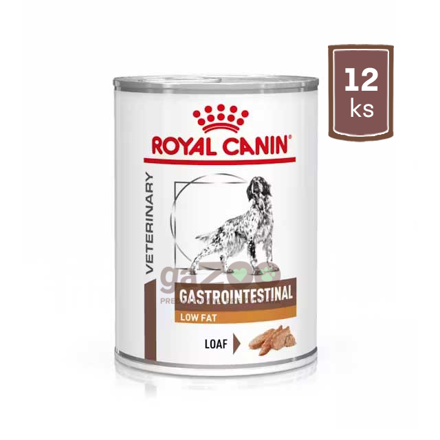 Royal Canin Veterinary Health Nutrition Dog Gastrointestinal Low Fat Konzerva 12 x 420 g