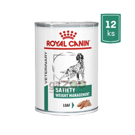 Royal Canin Veterinary Health Nutrition Dog Satiety Weight Management Konzerva 12 x 410 g