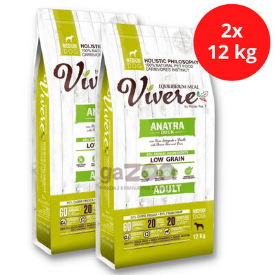 VIVERE Adult Duck 2x12kg