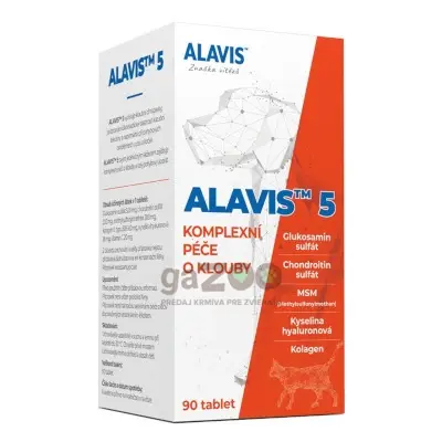 ALAVIS 5 pre psov a mačky 90 tbl