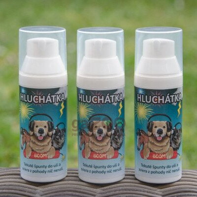 Hluchátka - tekuté štuple do uší pre zvieratá 50ml