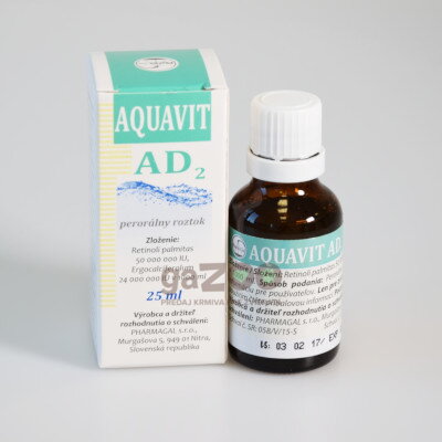 AQUAVIT AD2 perorálny roztok 25ml