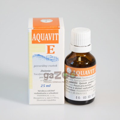 AQUAVIT E (Hydrovit) perorálny roztok 25ml