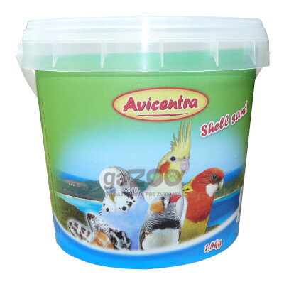 AVICENTRA Piesok s drtenými mušlami 1,5kg