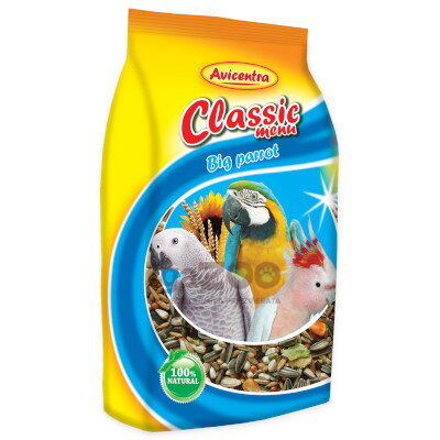 AVICENTRA Classic pre veľké papagáje 1kg