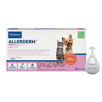 ALLERDERM Spot-on pre malých psov a mačky do 10 kg, 6x2ml