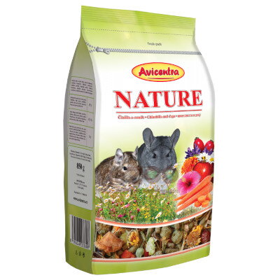 AVICENTRA Nature Činčila a Osmák 850g
