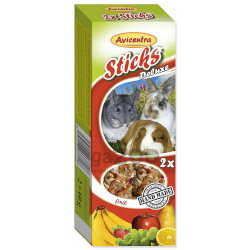 AVICENTRA Tyčinky ovocné pre veľké hlodavce 2ks
