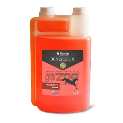FITMIN Benefit oil lososový olej pre kone 1L