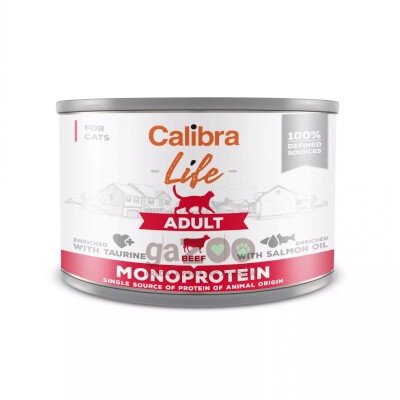 CALIBRA Cat Life Adult Beef 200g