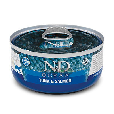 N&D cat Ocean Tuna & Salmon konzerva 70g