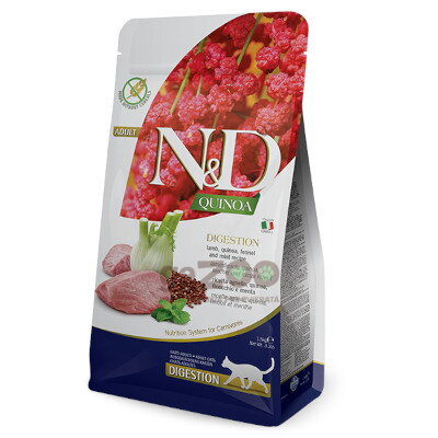 N&D cat Quinoa Digestion Lamb, Fennel & Mint 1,5kg