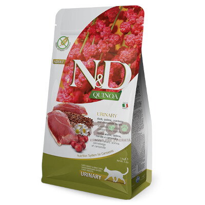 N&D cat Quinoa Urinary Duck, Cranberry & Chamomile 1,5kg