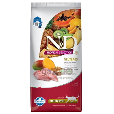 N&D cat TROPICAL SELECTION (AG) Adult Neutered Chicken 10kg