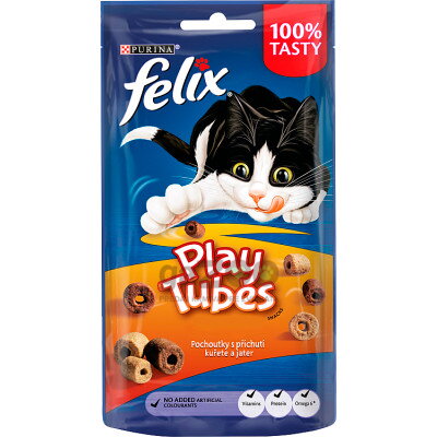 FELIX Play Tubes kura a pečeň 50g