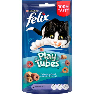 FELIX Play Tubes pečené ryby a krevety 50g