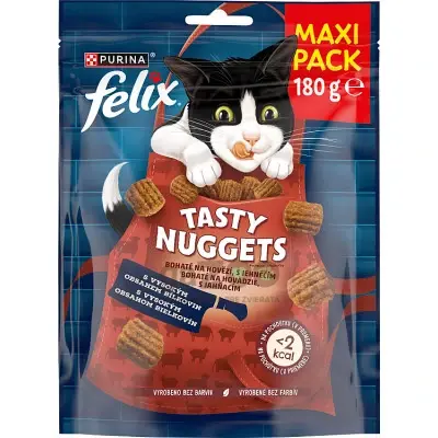 FELIX Tasty Nuggets bohaté na hovädzie, s jahňacím 180g