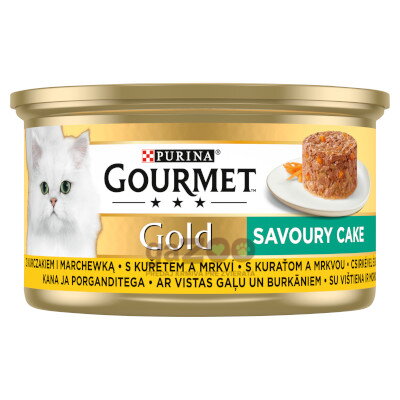GOURMET Gold Savoury Cake s kuraťom a mrkvou 85g