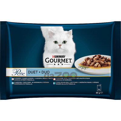 GOURMET Perle Multipack DUO rybí výber 4x85g