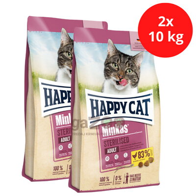 HAPPY CAT Minkas Sterilised 2x10kg