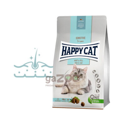 HAPPY CAT Sensitive Haut & Fell / Koža & srsť