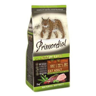 PRIMORDIAL Cat Adult Duck & Turkey 2kg