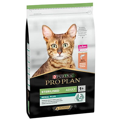 PURINA PRO PLAN Cat adult Sterilised Renal PLUS losos 10kg