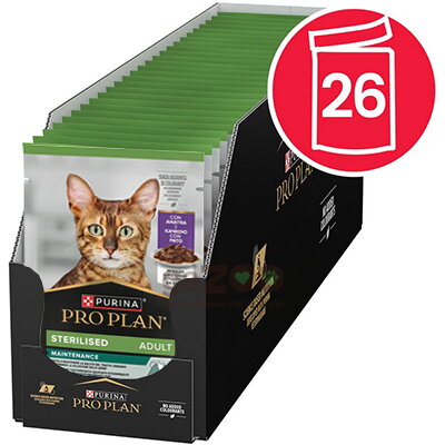 PURINA PRO PLAN Cat Sterilized MAINTENANCE kačica v šťave 26x85g