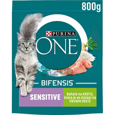 PURINA ONE Sensitive bohaté na morku 800g