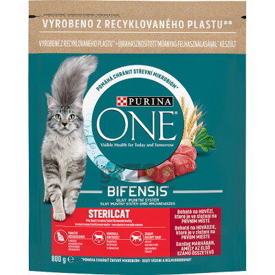 PURINA ONE Sterilcat bohaté na hovädzie 1500g