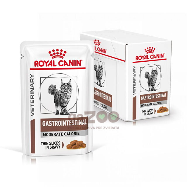 Royal Canin VHN Cat Gastrointestinal Moderate Calorie Gravy Kapsičky 12 x 85 g