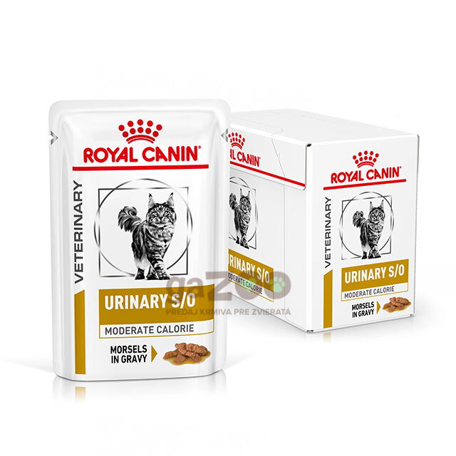 Royal Canin VHN Cat Urinary S/O Moderate Calorie Gravy Kapsičky 12 x 85 g