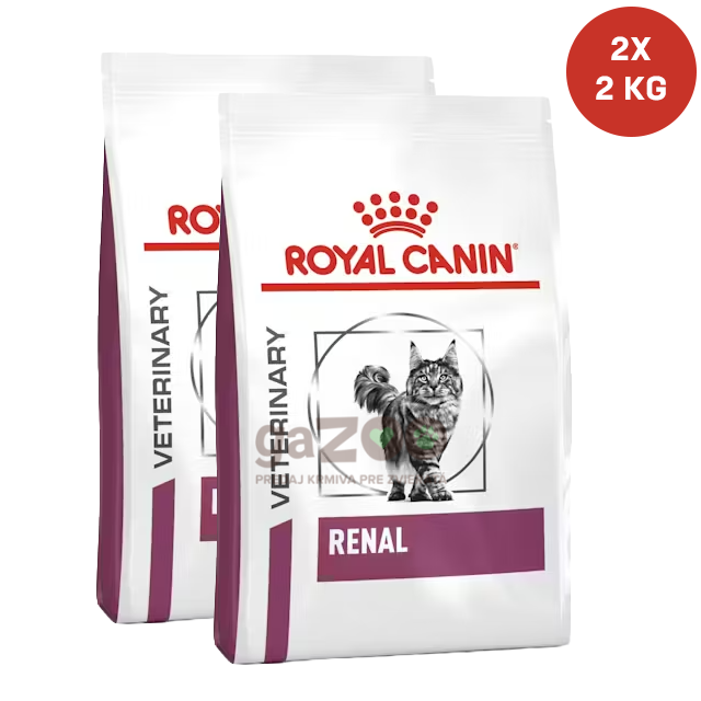 Royal Canin Veterinary Health Nutrition Cat Renal 2 x 2 kg
