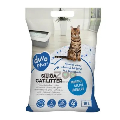 DUVO+ Podstielka pre mačky silikátová Premium 16L