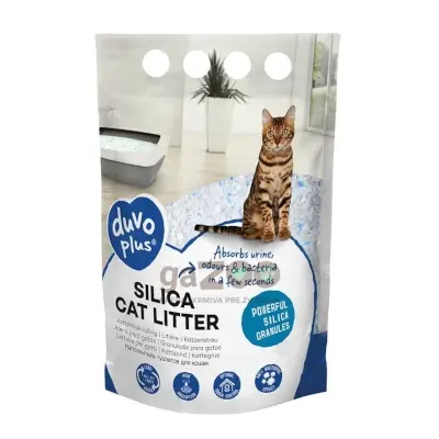 DUVO+ Podstielka pre mačky silikátová Premium 5L