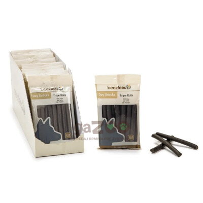  VÝPREDAJ  Beeztees Tripe Rolls, tyčinky s držkami 150g EXP 04.12.25