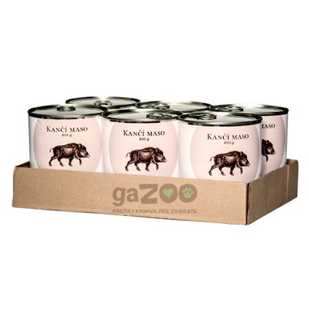 BOHEMIA Diviačie mäso vo vlastnej šťave 6x800g