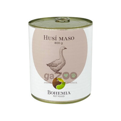 BOHEMIA Husie mäso vo vlastnej šťave 800g