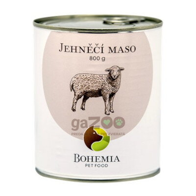 BOHEMIA Jahňacie mäso vo vlastnej šťave 800g