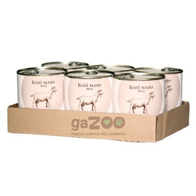 BOHEMIA Kozie mäso vo vlastnej šťave 6x800g