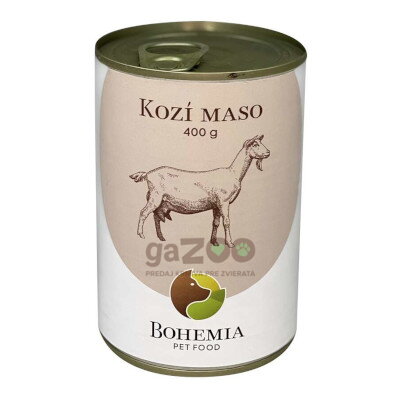 BOHEMIA Kozie mäso vo vlastnej šťave 400g