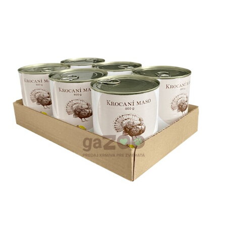 BOHEMIA Morčacie mäso vo vlastnej šťave 6x800g