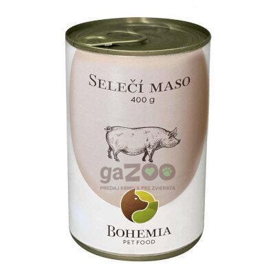 BOHEMIA Bravčové mäso vo vlastnej šťave 400g