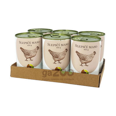 BOHEMIA Kuracie mäso vo vlastnej šťave 6x400g